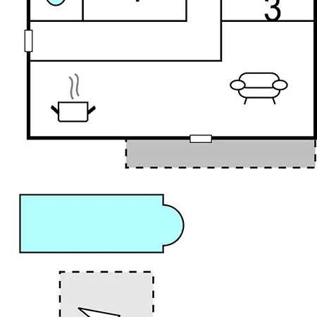 Three-bedroom In 度假居